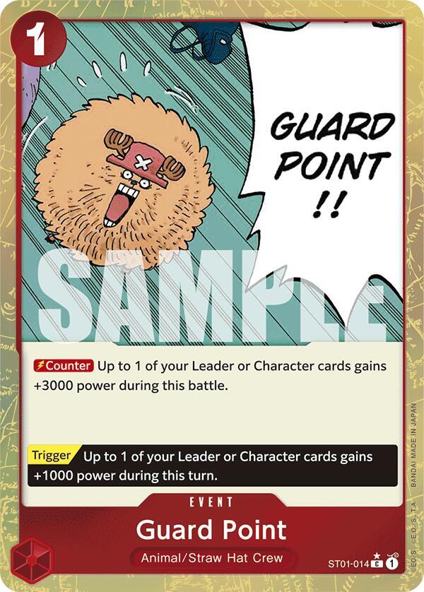 Guard Point (Textured Foil) ST01-014 Premium Booster -The Best- One Piece NM
