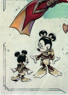 Minnie Mouse - Wide-Eyed Diver Puzzle Insert (Bottom Left) Rise of the Floodborn Lorcana NM