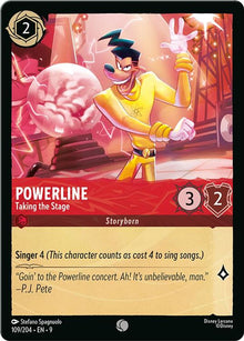 Powerline - Taking the Stage 109/204 Common Fabled Lorcana Near Mint