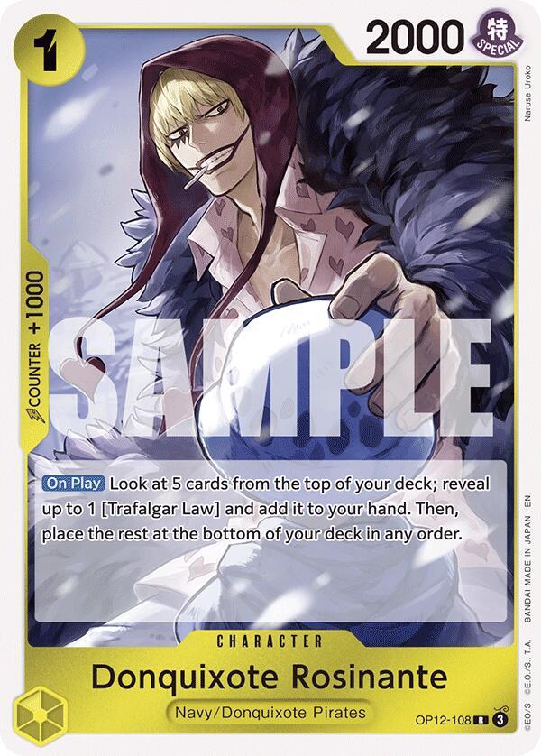 Donquixote Rosinante (108) OP12-108 Rare Legacy of the Master One Piece Foil NM
