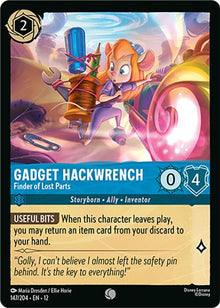 Gadget Hackwrench - Finder of Lost Parts 147/204 Common Wilds Unknown Lorcana NM