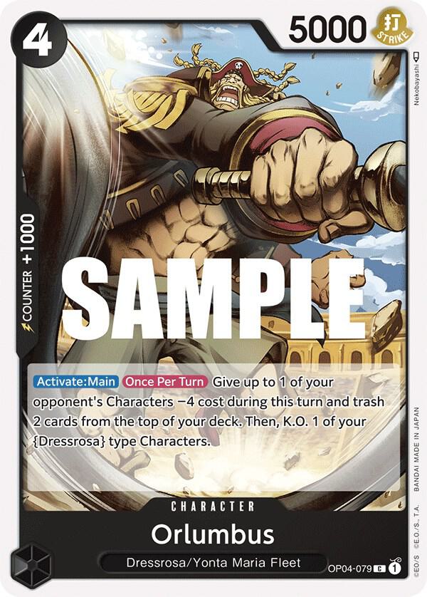 Orlumbus OP04-079 Common Kingdoms of Intrigue One Piece Near Mint