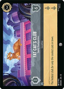 Fat Cat's Club - Seedy Headquarters 203/204 Common Wilds Unknown Lorcana NM