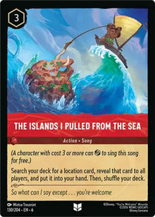 The Islands I Pulled From The Sea 130/204 Uncommon Azurite Sea Lorcana Near Mint
