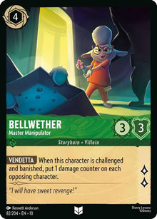 Bellwether - Master Manipulator 82/204 Uncommon Whispers in the Well Lorcana NM