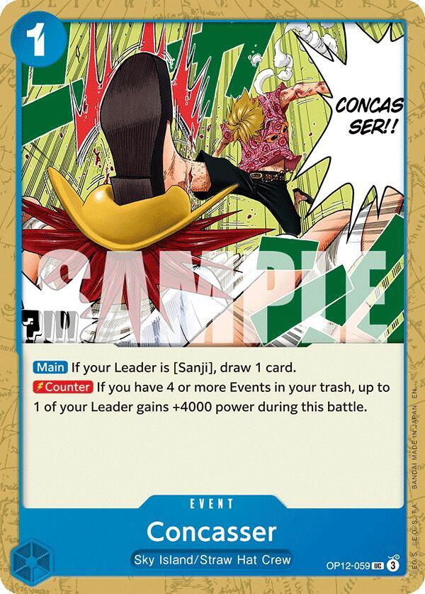 Concasser OP12-059 Uncommon Legacy of the Master One Piece Near Mint