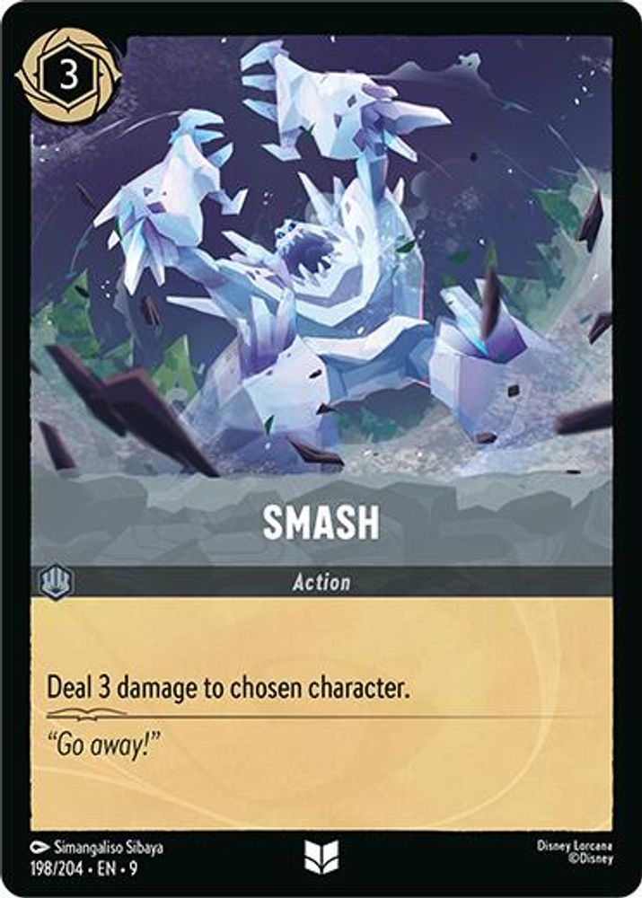 Smash 198/204 Uncommon Fabled Lorcana Near Mint