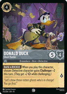 Donald Duck - Ghost Hunter 172/204 Common Whispers in the Well Lorcana Near Mint