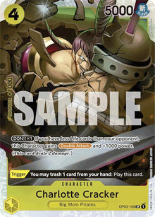 Charlotte Cracker (Reprint) OP03-108 Premium Booster -The Best- One Piece Foil NM