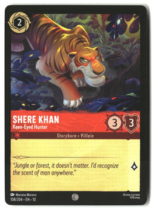 Shere Khan - Keen-Eyed Hunter 108/204 Common Whispers in the Well Lorcana LP