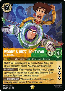 Woody & Buzz Lightyear - Best Buddies 28/204 Attack of the Vine! Lorcana NM