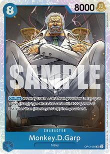 Monkey.D.Garp OP12-056 Super Rare Legacy of the Master One Piece Foil Near Mint