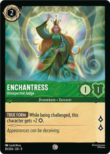 Enchantress - Unexpected Judge 81/204 Common Fabled Lorcana Near Mint