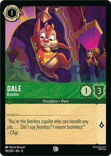 Dale - Bumbler 94/204 Common Reign of Jafar Lorcana Near Mint
