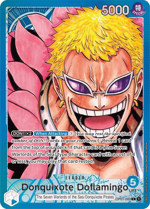 Donquixote Doflamingo (060) (Parallel) OP01-060 Romance Dawn One Piece Foil NM