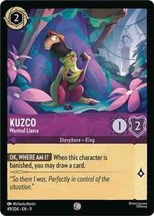 Kuzco - Wanted Llama 49/204 Common Fabled Lorcana Near Mint
