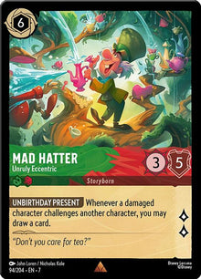Mad Hatter - Unruly Eccentric 94/204 Rare Archazia's Island Lorcana Near Mint
