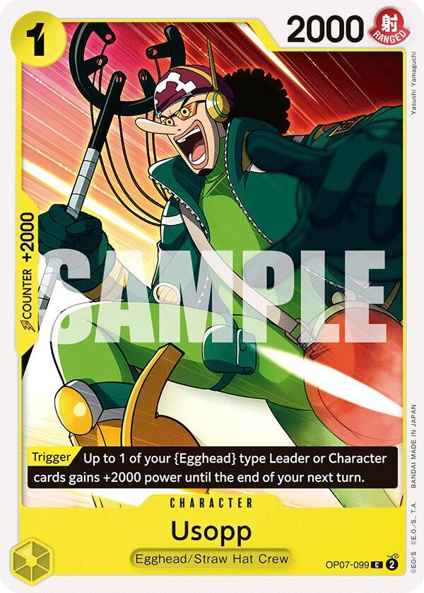 Usopp OP07-099 Common 500 Years in the Future One Piece Near Mint