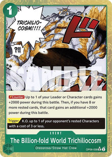 The Billion-fold World Trichiliocosm (Textured Foil) OP06-038 Premium Booster -The Best- One Piece NM
