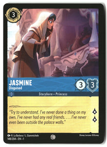 Jasmine - Disguised 148/204 Common The First Chapter Lorcana Lightly Played
