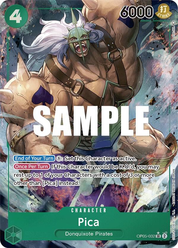 Pica (Alternate Art) OP05-032 Awakening of the New Era One Piece Foil NM
