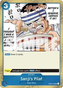 Sanji's Pilaf (Jolly Roger Foil) OP03-056 Premium Booster -The Best- One Piece NM