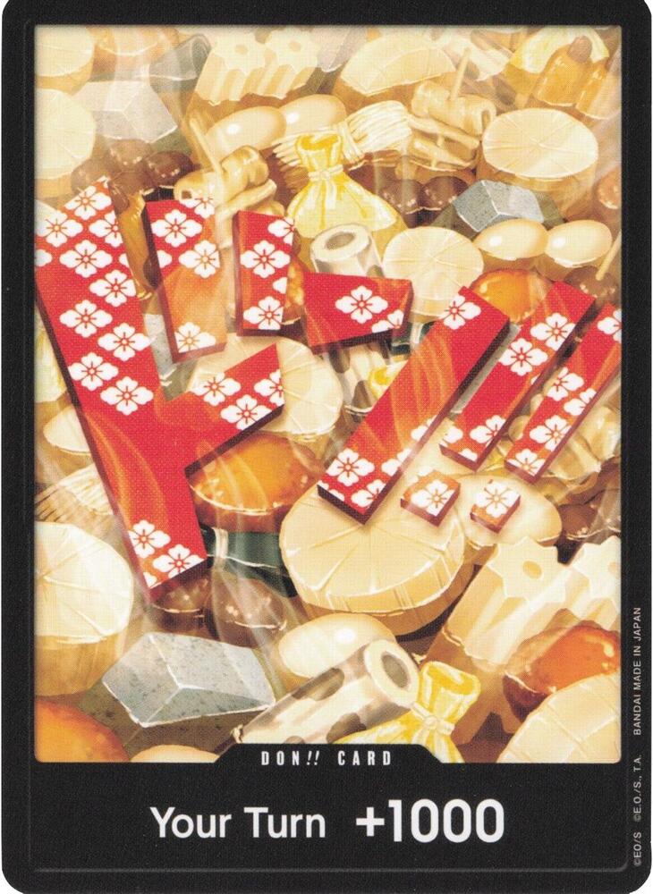 DON!! Card (Oden) DON!! Premium Booster -The Best- One Piece Near Mint