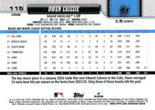 Owen Caissie - 2026 Topps Chrome - #115 back