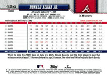 Ronald Acuña Jr. - 2026 Topps Chrome - #124 back