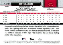 Hunter Greene - 2026 Topps Chrome - #135 back