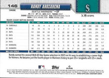 Randy Arozarena - 2026 Topps Chrome - #146 back