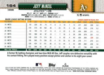 Jeff McNeil - 2026 Topps Chrome - #164 back
