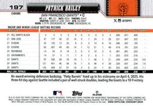 Patrick Bailey - 2026 Topps Chrome - #197 back