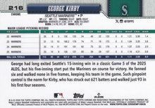 George Kirby - 2026 Topps Chrome - #216 back
