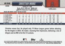 Christian Moore - 2026 Topps Chrome - #232 back