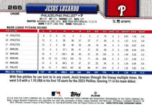 Jesús Luzardo - 2026 Topps Chrome - #265 back