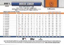 Marcus Semien - 2026 Topps Chrome - #281 back