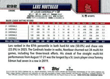 Lars Nootbaar - 2026 Topps Chrome - #292 back