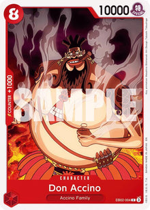 Don Accino EB02-004 Common Extra Booster: Anime 25th Collection One Piece NM
