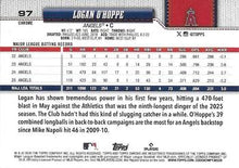 Logan O'Hoppe - 2026 Topps Chrome - #97 back