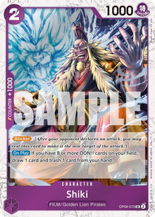 Shiki (Pirate Foil) OP06-073 Premium Booster -The Best- Vol. 2 One Piece NM
