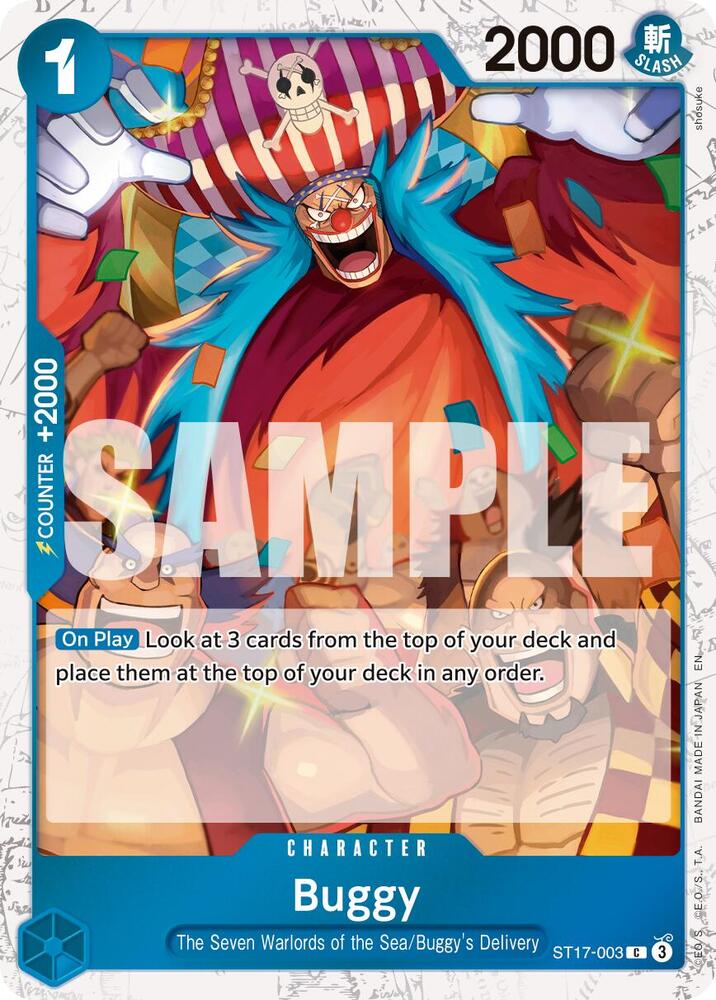 Buggy (Pirate Foil) ST17-003 Premium Booster -The Best- Vol. 2 One Piece NM