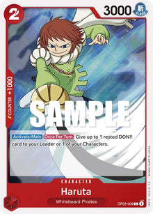 Haruta OP03-009 Common Pillars of Strength One Piece Near Mint