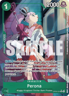 Perona (Parallel) OP09-034 Rare Emperors in the New World One Piece Foil NM