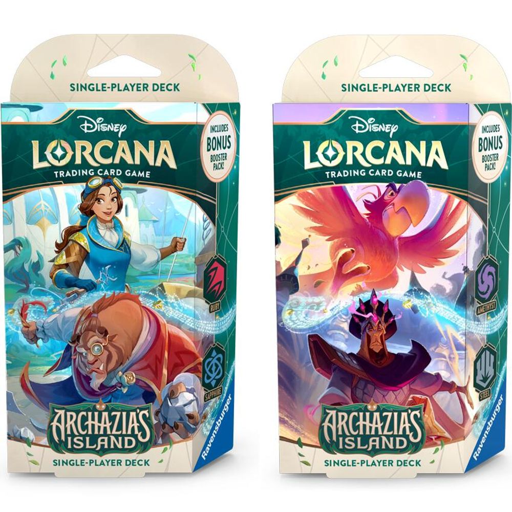 Disney Lorcana: Archazia's Island Starter Deck [Set of 2] 