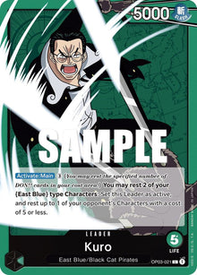 Kuro OP03-021 Leader Pillars of Strength One Piece Near Mint