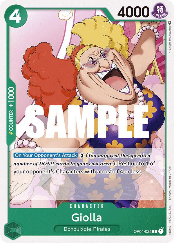 Giolla OP04-025 Common Kingdoms of Intrigue One Piece Near Mint