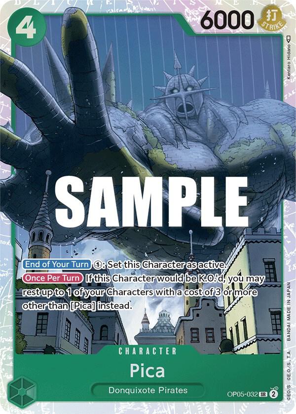 Pica OP05-032 Super Rare Awakening of the New Era One Piece Foil Near Mint