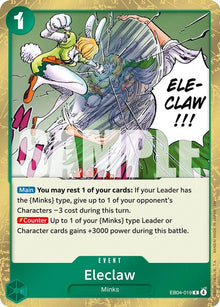 Eleclaw EB04-019 Rare The Azure Sea's Seven One Piece Foil Near Mint