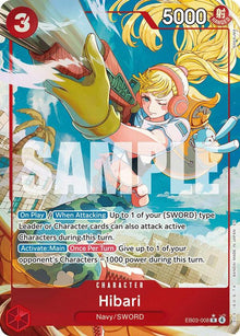 Hibari (Alternate Art) EB03-008 Extra Booster: One Piece Heroines Edition One Piece Foil NM